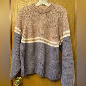 Xirena Sweater Alpaca Blend Knit Mock Neck Pullover Neutral Snowbird Size Large